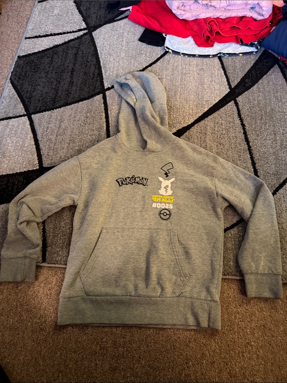 Gray Pikachu Hoodie